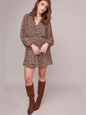 Astr the label leopard print dress